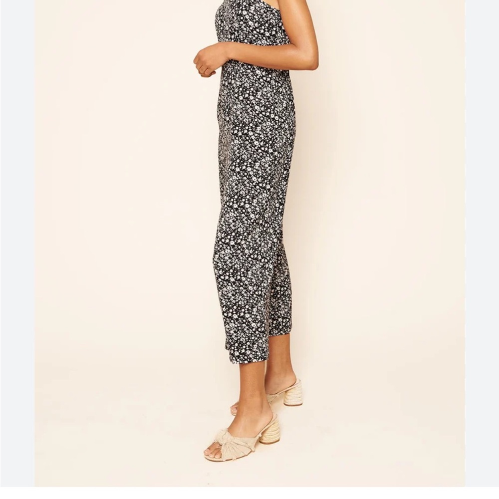 Sugarlips Black and White Floral Jumpsuit